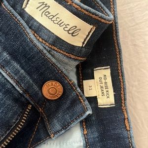 Madewell Mid-rise Kick Out Jeans 31